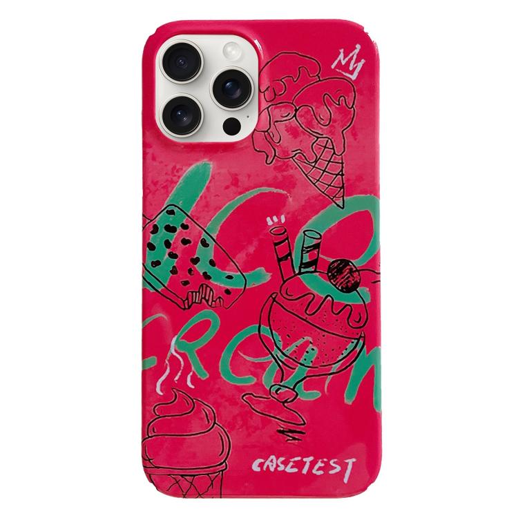 Painted Pattern PC Phone Case, For iPhone 17 Pro