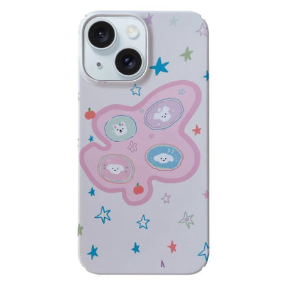 Painted Pattern PC Phone Case, For iPhone 17