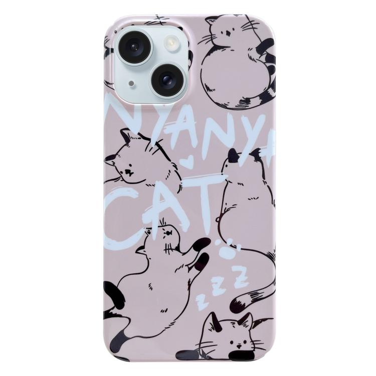 Painted Pattern PC Phone Case, For iPhone 17