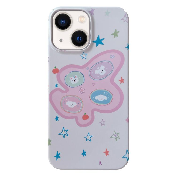 Painted Pattern PC Phone Case, For iPhone 16 Plus