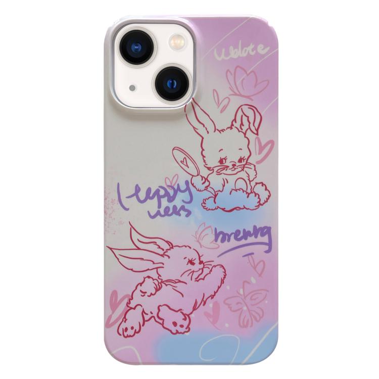 Painted Pattern PC Phone Case, For iPhone 16 Plus