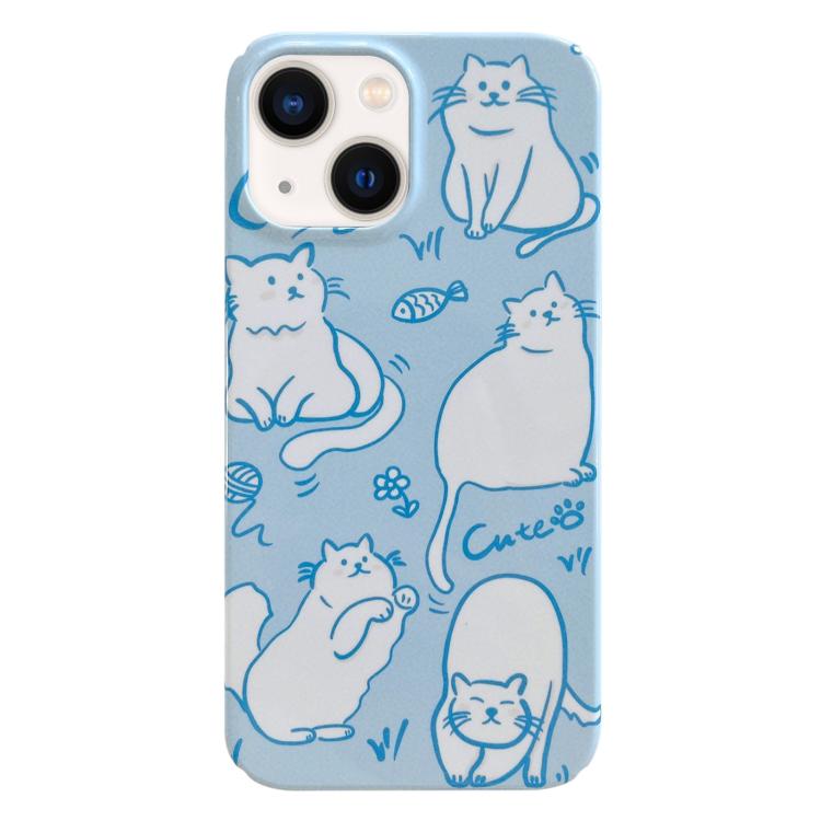 Painted Pattern PC Phone Case, For iPhone 16
