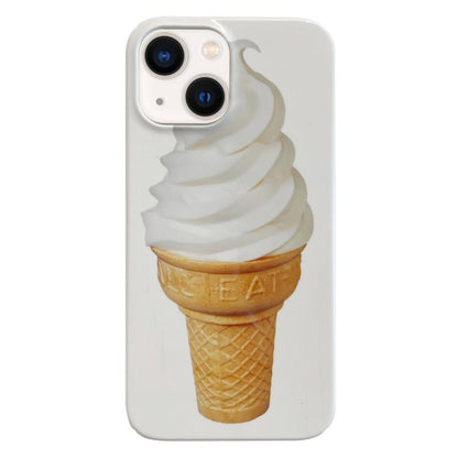 Painted Pattern PC Phone Case, For iPhone 16