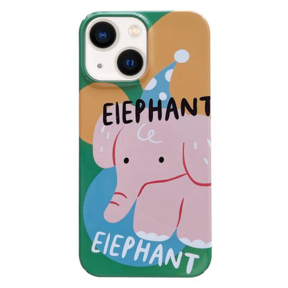 Painted Pattern PC Phone Case, For iPhone 16