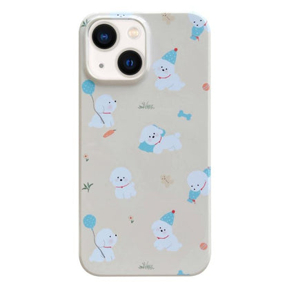 Painted Pattern PC Phone Case, For iPhone 16