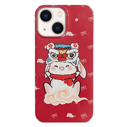 Painted Pattern PC Phone Case, For iPhone 16