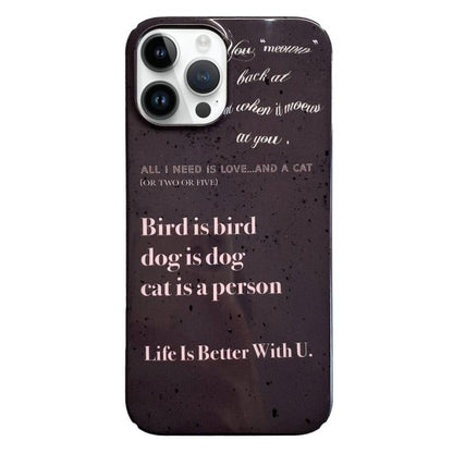 Painted Pattern PC Phone Case, For iPhone 16 Pro