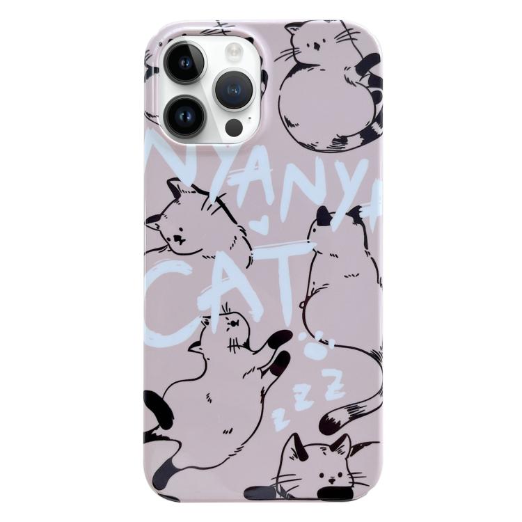Painted Pattern PC Phone Case, For iPhone 16 Pro