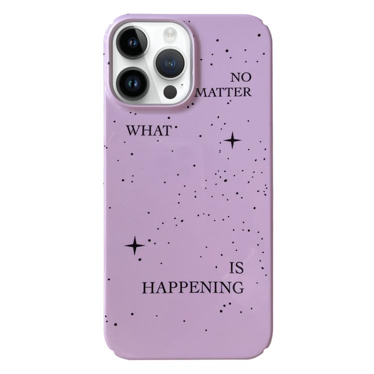 Painted Pattern PC Phone Case, For iPhone 16 Pro Max