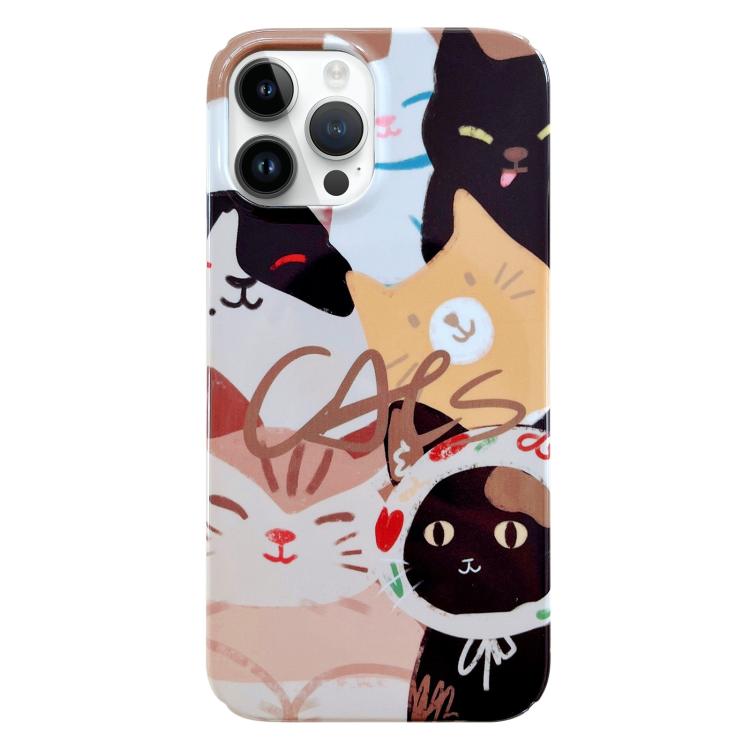 Painted Pattern PC Phone Case, For iPhone 16 Pro Max