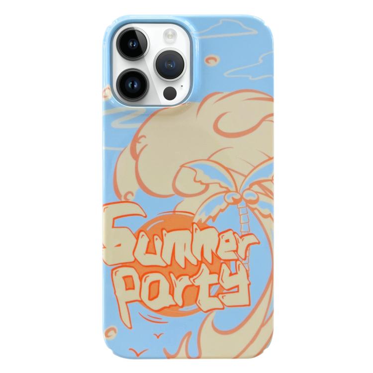 Painted Pattern PC Phone Case, For iPhone 16 Pro Max