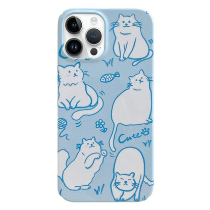 Painted Pattern PC Phone Case, For iPhone 16 Pro Max