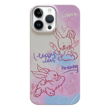 Painted Pattern PC Phone Case, For iPhone 16 Pro Max