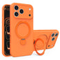 Liquid Silicone MagSafe Holder Phone Case, For iPhone 17 Pro Max, For iPhone 17 Pro, For iPhone 17