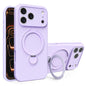 Liquid Silicone MagSafe Holder Phone Case, For iPhone 17 Pro Max, For iPhone 17 Pro, For iPhone 17