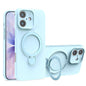 Liquid Silicone MagSafe Holder Phone Case, For iPhone 17 Pro Max, For iPhone 17 Pro, For iPhone 17