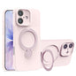 Liquid Silicone MagSafe Holder Phone Case, For iPhone 17 Pro Max, For iPhone 17 Pro, For iPhone 17