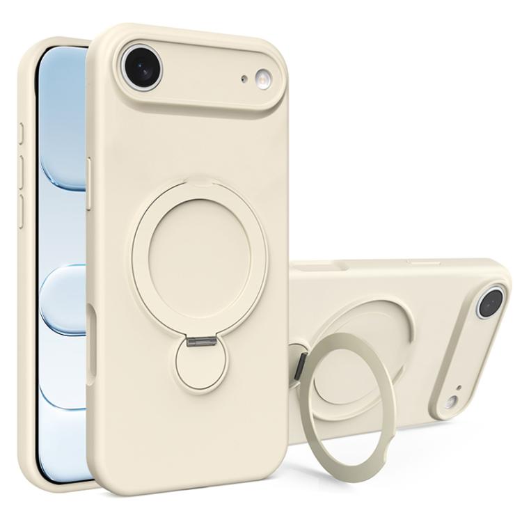 Liquid Silicone MagSafe Holder Phone Case, For iPhone Air