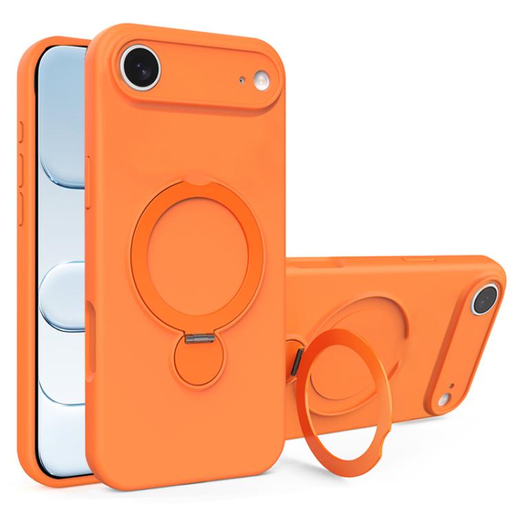 Liquid Silicone MagSafe Holder Phone Case, For iPhone Air