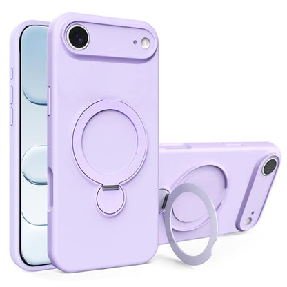 Liquid Silicone MagSafe Holder Phone Case, For iPhone Air