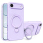 Liquid Silicone MagSafe Holder Phone Case, For iPhone Air