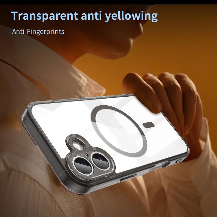 PC Hybrid TPU Airbag Shockproof MagSafe Phone Case, For iPhone 17, For iPhone Air, For iPhone 16 Pro Max, For iPhone 16 Pro, For iPhone 16 Plus, For iPhone 16