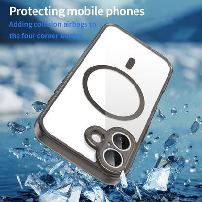 PC Hybrid TPU Airbag Shockproof MagSafe Phone Case, For iPhone 17, For iPhone Air, For iPhone 16 Pro Max, For iPhone 16 Pro, For iPhone 16 Plus, For iPhone 16
