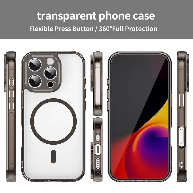 PC Hybrid TPU Airbag Shockproof MagSafe Phone Case, For iPhone 16 Pro, For iPhone 16 Plus, For iPhone 16, For iPhone 15 Pro Max, For iPhone 15 Pro, For iPhone 15 Plus