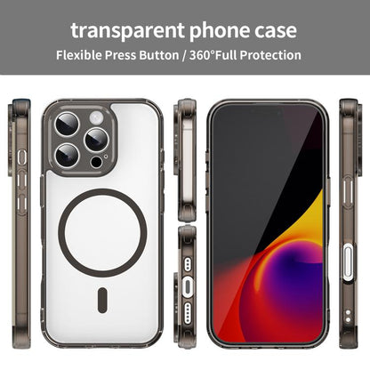 PC Hybrid TPU Airbag Shockproof MagSafe Phone Case, For iPhone 16 Pro, For iPhone 16 Plus, For iPhone 16, For iPhone 15 Pro Max, For iPhone 15 Pro, For iPhone 15 Plus
