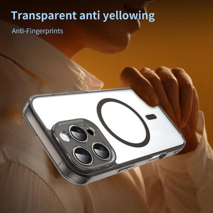 PC Hybrid TPU Airbag Shockproof MagSafe Phone Case, For iPhone 16 Pro, For iPhone 16 Plus, For iPhone 16, For iPhone 15 Pro Max, For iPhone 15 Pro, For iPhone 15 Plus
