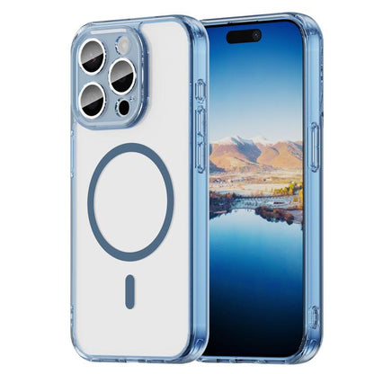 PC Hybrid TPU Airbag Shockproof MagSafe Phone Case, For iPhone 16 Pro, For iPhone 16 Plus, For iPhone 16, For iPhone 15 Pro Max, For iPhone 15 Pro, For iPhone 15 Plus