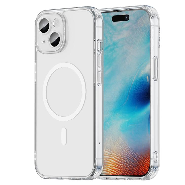 PC Hybrid TPU Airbag Shockproof MagSafe Phone Case, For iPhone 16 Pro, For iPhone 16 Plus, For iPhone 16, For iPhone 15 Pro Max, For iPhone 15 Pro, For iPhone 15 Plus
