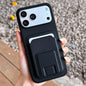 Square Folding Card Bag Holder Phone Case, For iPhone 17 Pro Max, For iPhone 17 Pro, For iPhone 17