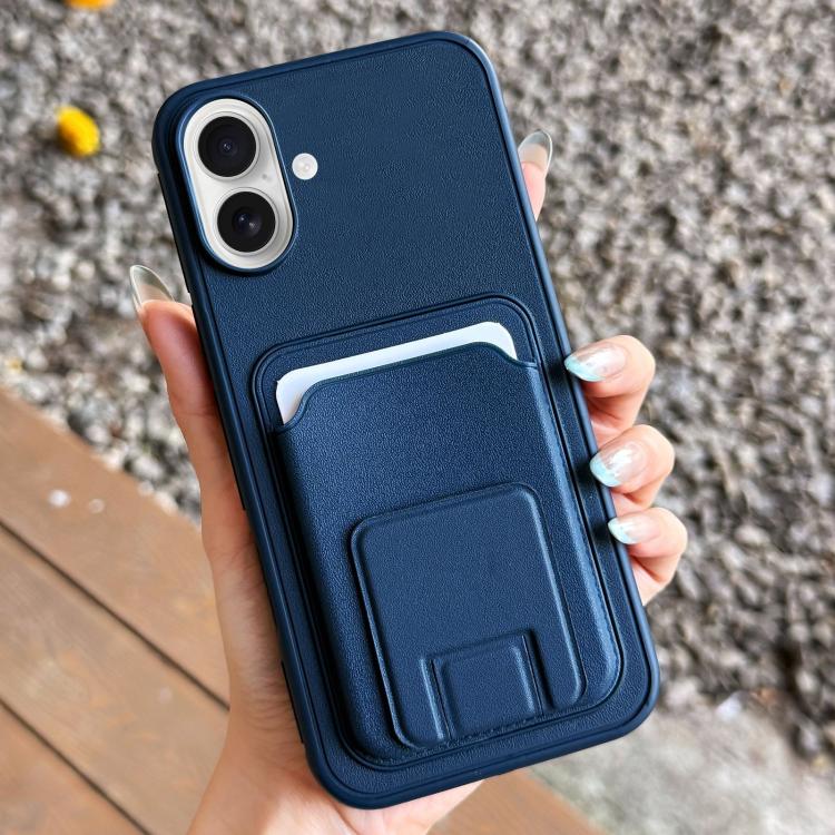 Square Folding Card Bag Holder Phone Case, For iPhone 17 Pro Max, For iPhone 17 Pro, For iPhone 17