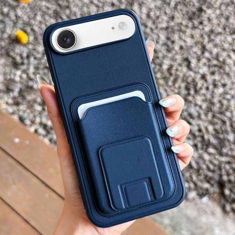 Square Folding Card Bag Holder Phone Case, For iPhone Air, For iPhone 16 Pro Max, For iPhone 16 Pro