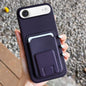 Square Folding Card Bag Holder Phone Case, For iPhone Air, For iPhone 16 Pro Max, For iPhone 16 Pro