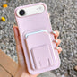 Square Folding Card Bag Holder Phone Case, For iPhone Air, For iPhone 16 Pro Max, For iPhone 16 Pro