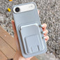 Square Folding Card Bag Holder Phone Case, For iPhone Air, For iPhone 16 Pro Max, For iPhone 16 Pro