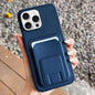 Square Folding Card Bag Holder Phone Case, For iPhone Air, For iPhone 16 Pro Max, For iPhone 16 Pro