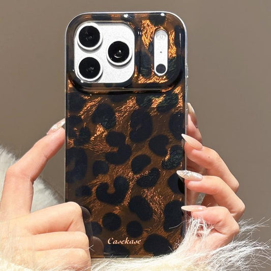 Premium Brown Leopard Print TPU Phone Case, For iPhone 17 Pro Max, For iPhone 17 Pro, For iPhone 17, For iPhone 16 Pro Max, For iPhone 16 Pro, For iPhone 16, For iPhone 15 Pro Max, For iPhone 15 Pro, For iPhone 15, For iPhone 14, For iPhone 14 Pro