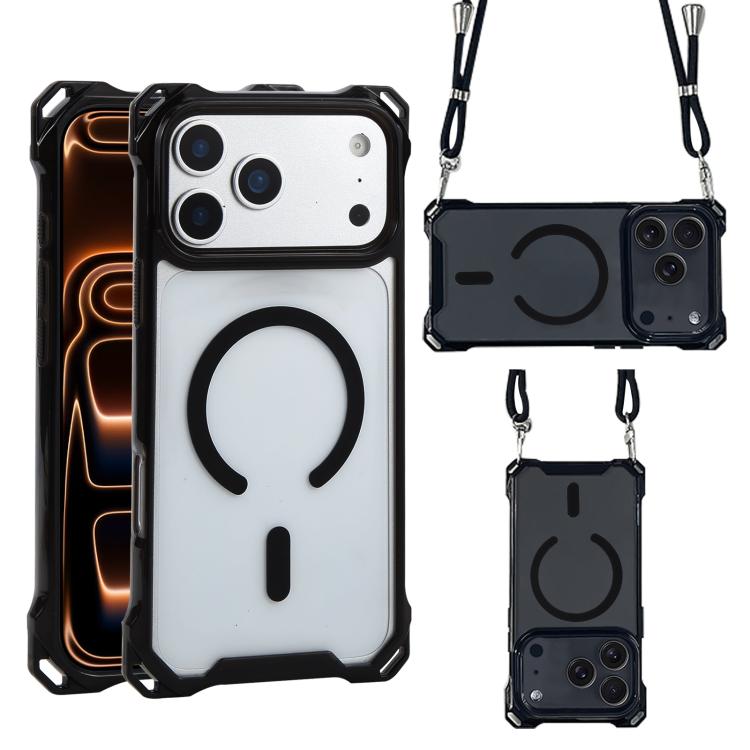 XDcase Four-Corner Hole Shockproof Magnetic Phone Case, Lanyard Not Included, For iPhone 17 Pro Max, For iPhone 17 Pro, For iPhone 17, For iPhone Air