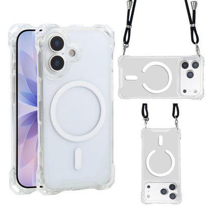 XDcase Four-Corner Hole Shockproof Magnetic Phone Case, Lanyard Not Included, For iPhone 17 Pro Max, For iPhone 17 Pro, For iPhone 17, For iPhone Air