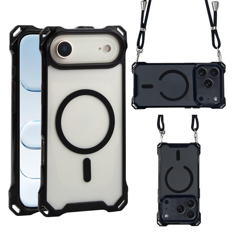 XDcase Four-Corner Hole Shockproof Magnetic Phone Case, Lanyard Not Included, For iPhone 17 Pro Max, For iPhone 17 Pro, For iPhone 17, For iPhone Air