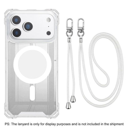 XDcase Four-Corner Hole Shockproof Magnetic Phone Case, Lanyard Not Included, For iPhone 17 Pro Max, For iPhone 17 Pro, For iPhone 17, For iPhone Air