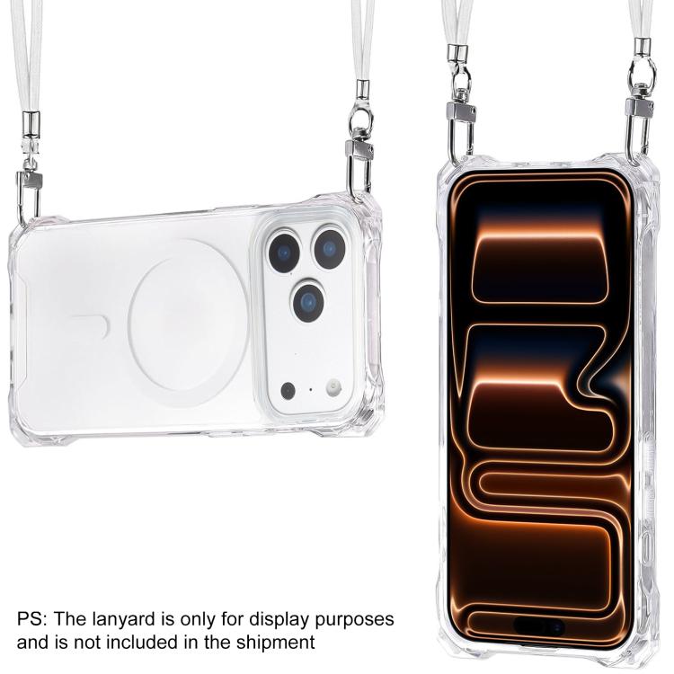 XDcase Four-Corner Hole Shockproof Magnetic Phone Case, Lanyard Not Included, For iPhone 17 Pro Max, For iPhone 17 Pro, For iPhone 17, For iPhone Air