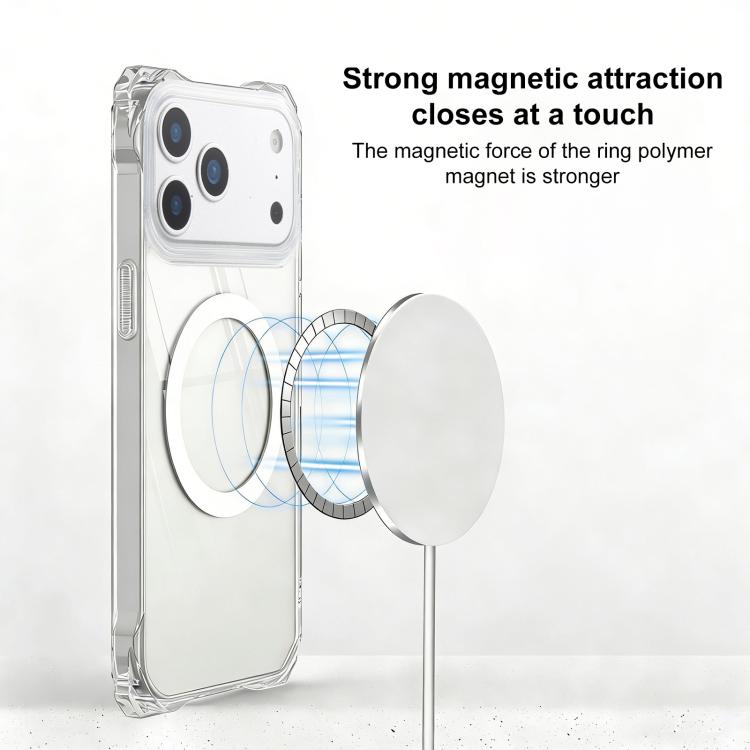 XDcase Four-Corner Hole Shockproof Magnetic Phone Case, Lanyard Not Included, For iPhone 17 Pro Max, For iPhone 17 Pro, For iPhone 17, For iPhone Air