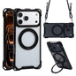 XDcase Pivot Stand Four-Corner Hole Magnetic Phone Case, Lanyard Not Included, For iPhone 17 Pro Max, For iPhone 17 Pro