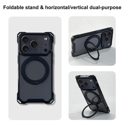 XDcase Pivot Stand Four-Corner Hole Magnetic Phone Case, Lanyard Not Included, For iPhone 17 Pro Max, For iPhone 17 Pro