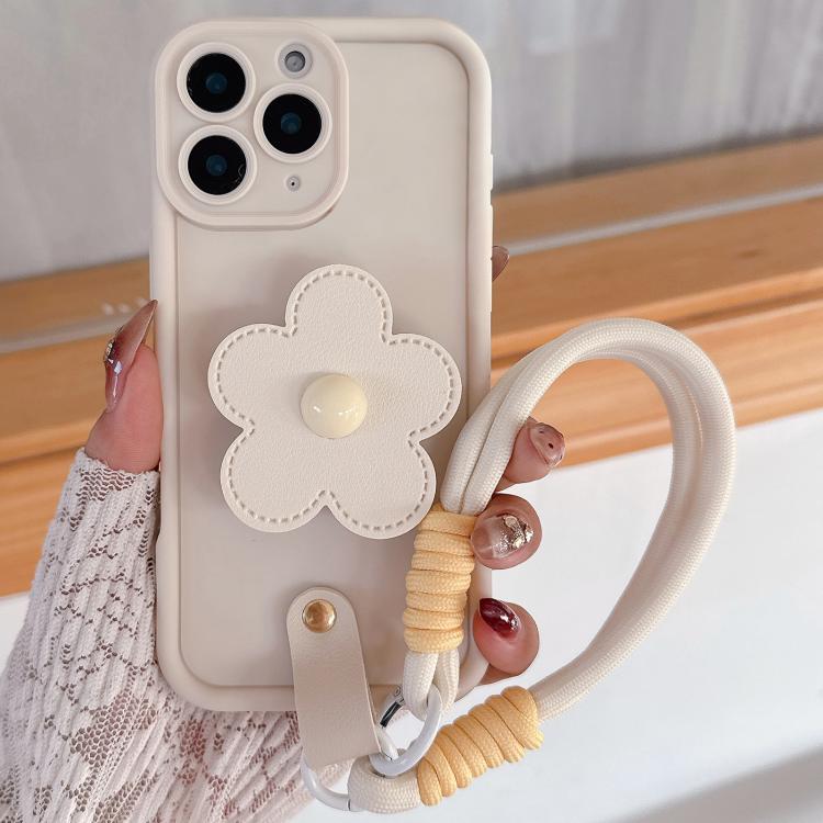 Floral Holder TPU Phone Case with PU Buckle Lanyard, For iPhone 12 Pro, For iPhone 11 Pro Max, For iPhone 11, For iPhone 11 Pro