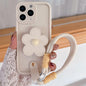 Floral Holder TPU Phone Case with PU Buckle Lanyard, For iPhone 12 Pro, For iPhone 11 Pro Max, For iPhone 11, For iPhone 11 Pro